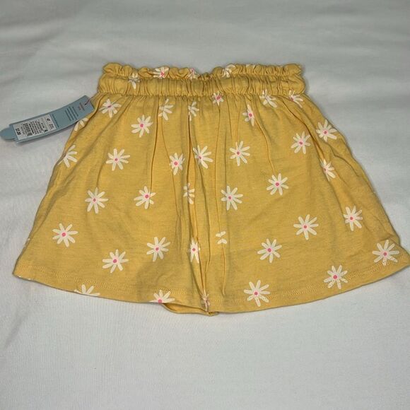 BUNDLE of 2 Cat & Jack Pink and Yellow Scooter Skirts with Shorts Size 4T - Picture 2 of 8